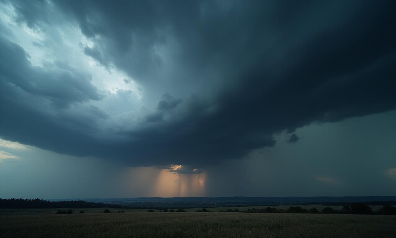 Dramatic storm clouds representing meteorological intelligence
